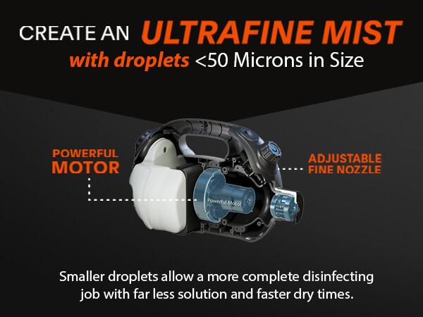 XPOWER F-8B ULV Эффективная Аккумуляторная Коммерческая Туманогенераторная Машина для Дезинфекции Распылением