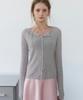 LETTERA Ribbed Slim Cardigan