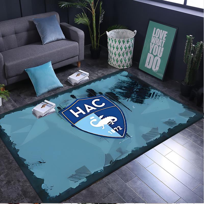 1PC rug Le Havre Crest Heritage Carpet, Chair Rug,Area Rug for Office Bedroom living rooms bedroom, Doormat decor Christmas fan gifts