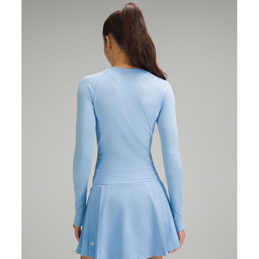 Lululemon Swiftly Tech Long Sleeve Shirt 2.0 Waist Length Sinatra Blue Sinatra Blue