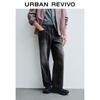 Мужские зимние джинсы UR 2025 в стиле ретро, прямого кроя