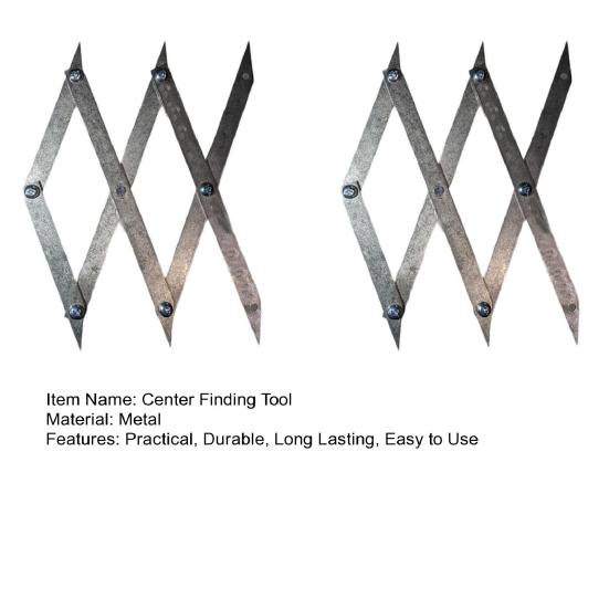 1/2Pcs 3 Point Center Finder Marking Layout Tools High Accuracy User-Friendly Precise Equidistant Measuring Equal Spacing Layout Tools