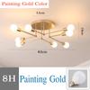 Modern LED Chandeliers for Dining Living Room Nordic Children Bedroom Loft Stuy Ceiling Lamp Black Gold Retro Iron Ceiling Light