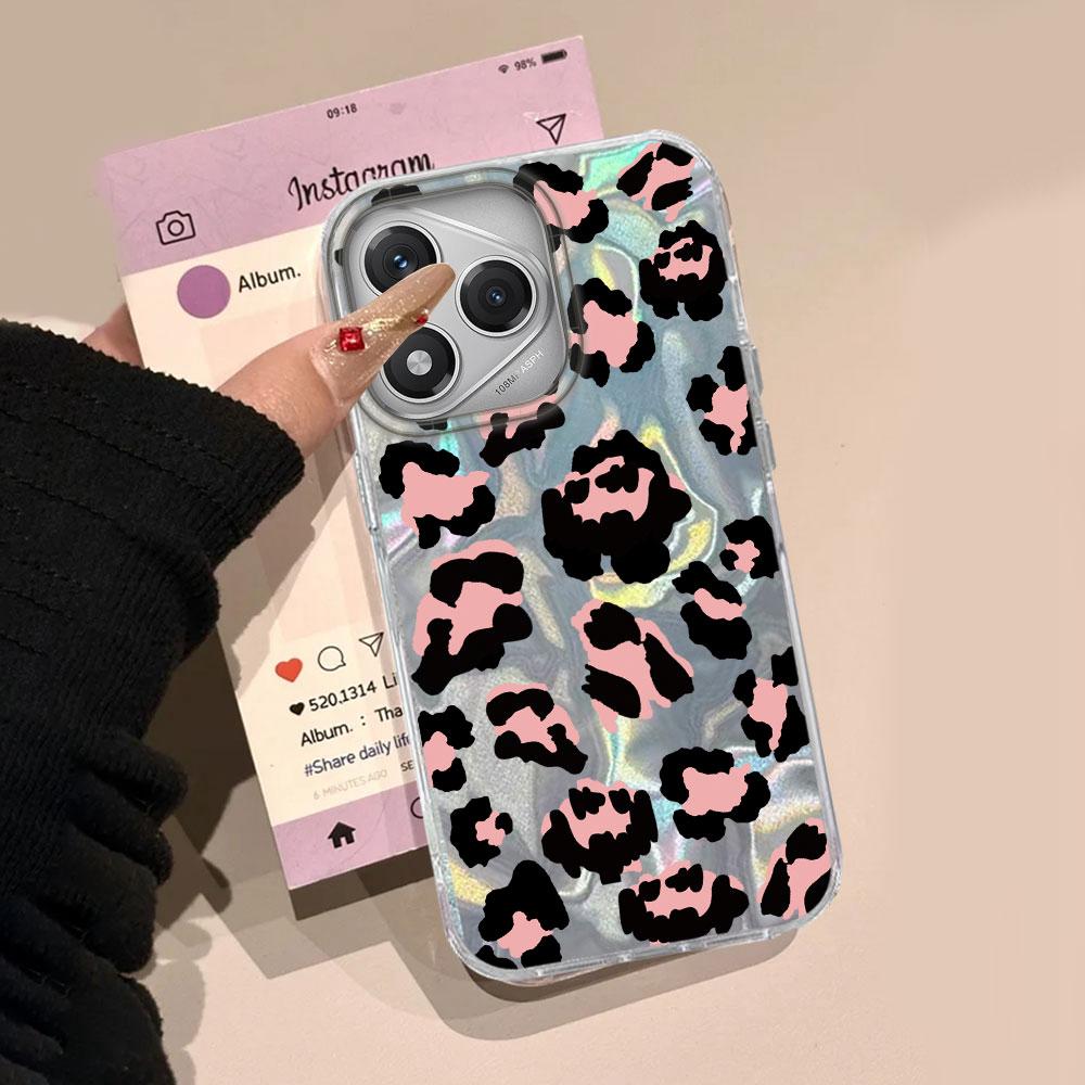 Leopard Print Water Texture Phone Case for Honor 400 200 Pro Magic7 6 5 Lite X9a X9c X8b X8a X8c Shell Silicone Back Soft Cover