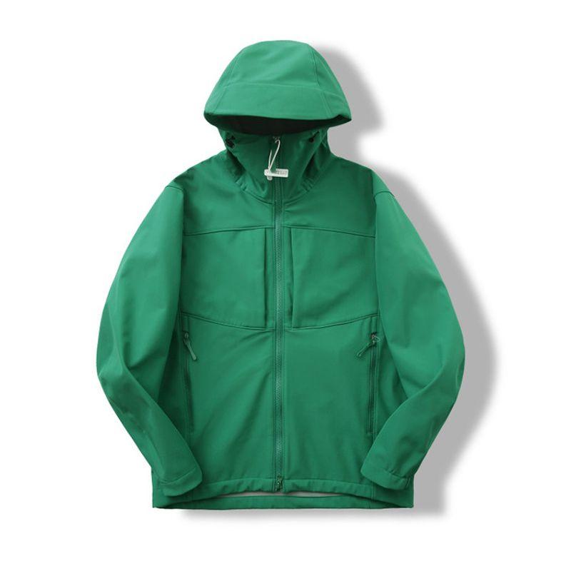 Niaojia Уличная Альпинистская Мембранная Куртка Верхняя Одежда Мужская Весна и Осень С Капюшоном Тренч Внешняя Торговля Мужская Одежда Карго Пиджак