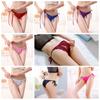 Nightwear Sleepwear Bowknot Lace G-string Open Crotch Crotchless Underwear Sexy Bondage Panties