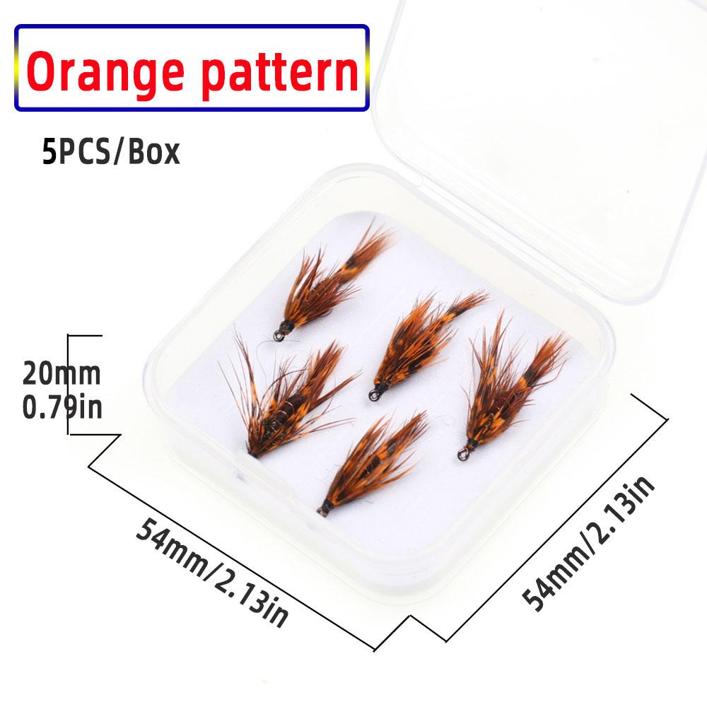 12# Коричневый Оранжевый Адамс Традиционная Мокрая Мушка Колючая Мушки для Окуня Лосося Хариуса Форели Нахлыстовые Приманки
