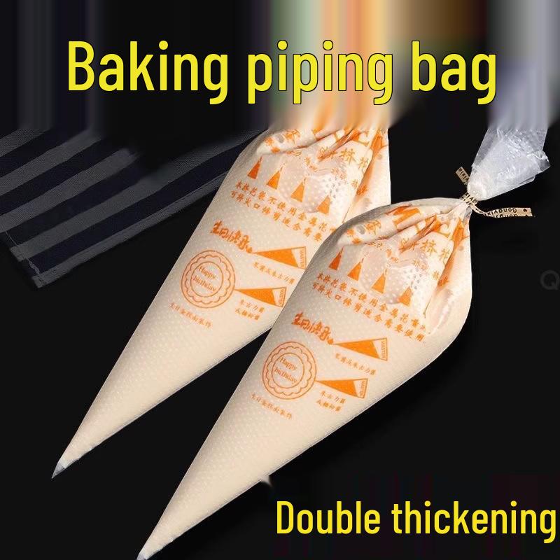 Exclusive New User Offer: Extra Large & Thick Disposable Food-Grade Piping Bags with Tips for Icing Decoration.