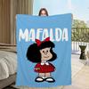 Warm Cozy Flannel Throw Blanket Soft Plush Cartoon Design for Living Room Sofa Bedroom Office Travel  Perfect Gift