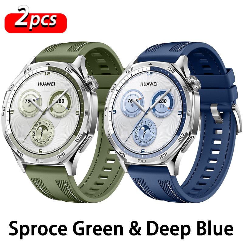 Официальный нейлоновый ремешок 22 мм для HUAWEI WATCH GT 6 5 4 46 мм/Watch 4 5 6 Pro/GT 6 5 3 2 Pro 46 мм Композитный силиконовый браслет