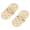 2pcs Brass Folding Table Hinge Round Edge Table Hinge Classic Flap Hinge  Folding Table