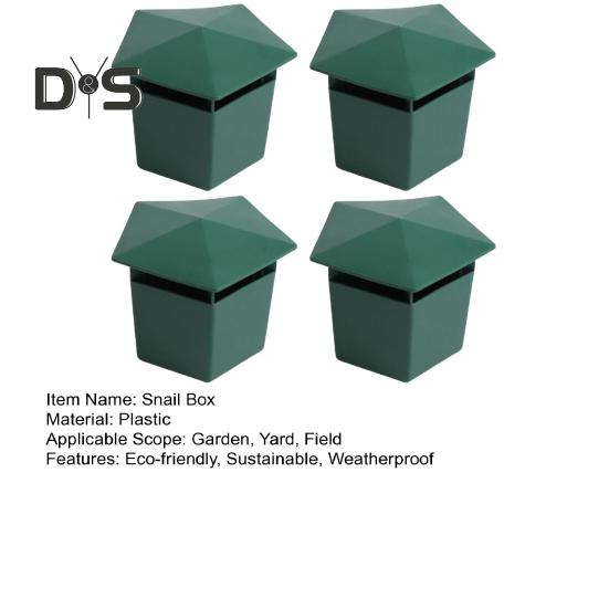 4 шт. коробка для ловли улиток, простая в использовании защита для садовой фермы, ловушка для слизней, экологически чистая ловушка для слизней для садового двора