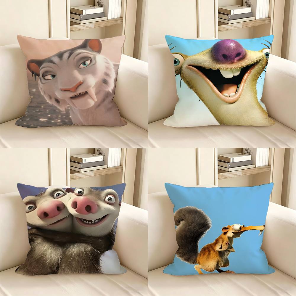 pc Amine IIces Ages Pillow Case Fashion Square Pillowcase Bedroom Sofa Room Ins Decoration Leisure