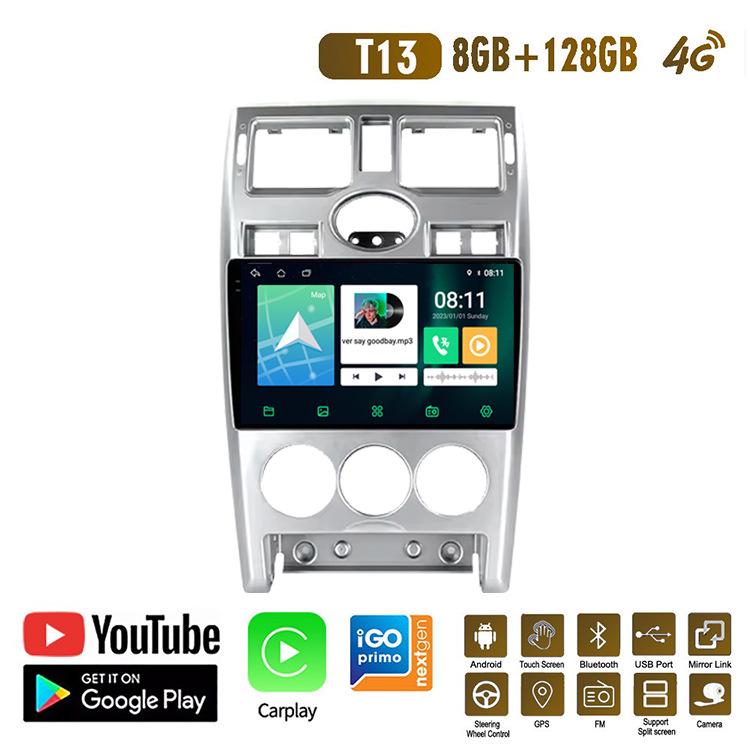 9-дюймовая HD Android GPS-навигация с камерой заднего вида и CarPlay для Lada Priora