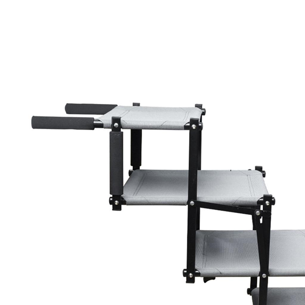 Dog Car Steps Foldable Pet Stairs Portable Dog Ramps for Cars and SUV High Beds Trucks