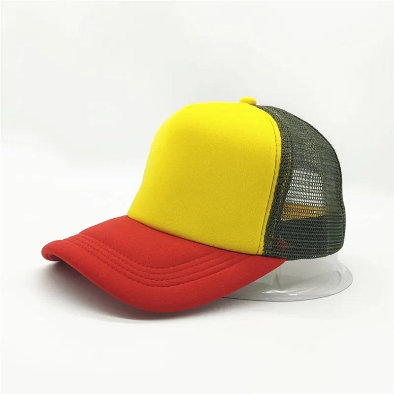 Snapback Adjustable Cap Baseball Mesh Plain Casual Neutral Gender Women Men For Hats Hip Hop Urban Street Style Trucker Streetwear Dad Hat