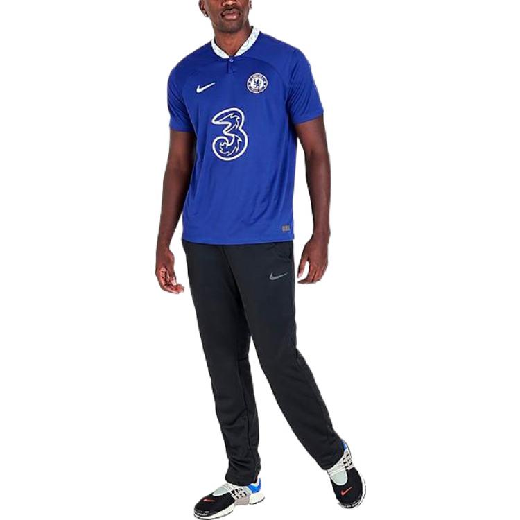Nike Мужские синие футбольные майки умеренного прямого кроя DM1839-496