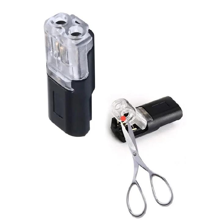 10pcs 2pin Pluggable Wire Connector Quick Splice Electrical Cable Crimp Terminals for Wires Wiring 22-20AWG LED Car Connectors