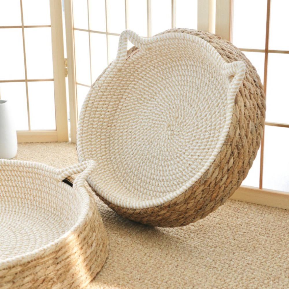 Handmade Vine Woven Cat Nest Large Size Seasonal Warmth Pad Four Seasons Universal