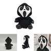 Плюшевая кукла Scream Ghostface для домашнего декора и вечеринок в стиле хоррор 7,87 дюйма