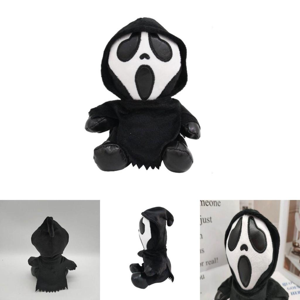 Плюшевая кукла Scream Ghostface для домашнего декора и вечеринок в стиле хоррор 7,87 дюйма