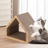 Cat Cardboard House Vertical Cat Scratching Board Scratcher Pad Cat Box Cats Bed for Indoor Cats & Kittens Pet Sleeping House