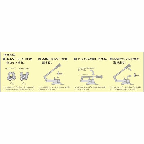 Kyoto Tool (KTC) Flexible Flange Forming Tool (For 3-ridge Forming) FV10