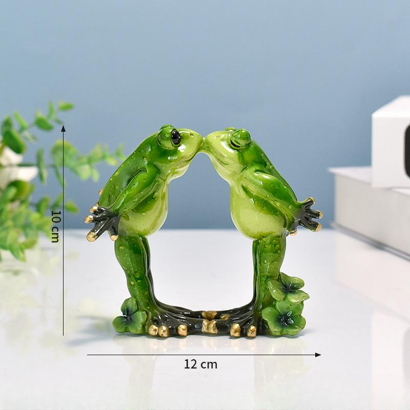 Самодисциплинированная йога Лягушка Пастораль Изделия из смолы Украшения Тумбы под телевизор Винные шкафы в фойе Животные Веселая атмосфера Украшения