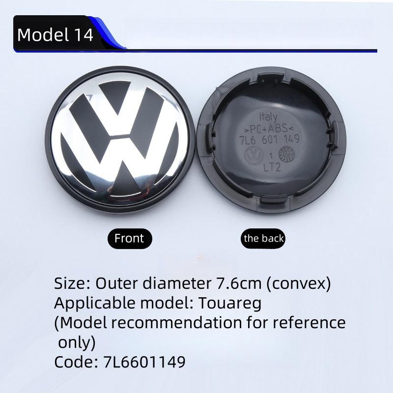 Для VOLKSWAGEN VW 56-76 мм Наклейка-колпачок ступицы колеса автомобиля Аксессуары Для Volkswagen R-line R GTI Polo Golf Touareg Passat Mago