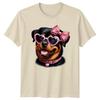 Glamorous Rottweiler Dog Wearing Heart Unisexs TShirt Rottweiler Dog Lover
