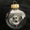Transparent PET Christmas Tree Ornament - 6cm & 8cm DIY Hollow Plastic Ball Pendant