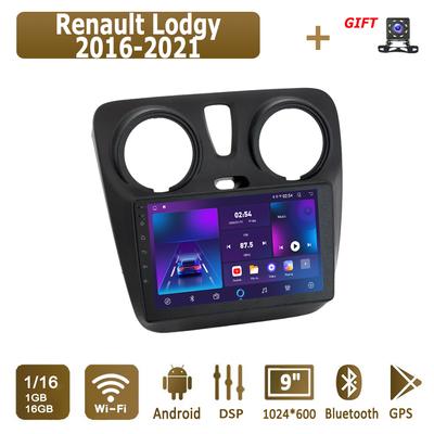 Android автомобильное радио для Renault Lodgy 2016-2021 мультимедийный проигрыватель головное устройство стерео GPS навигация BT WIFI 1+16 ГБ