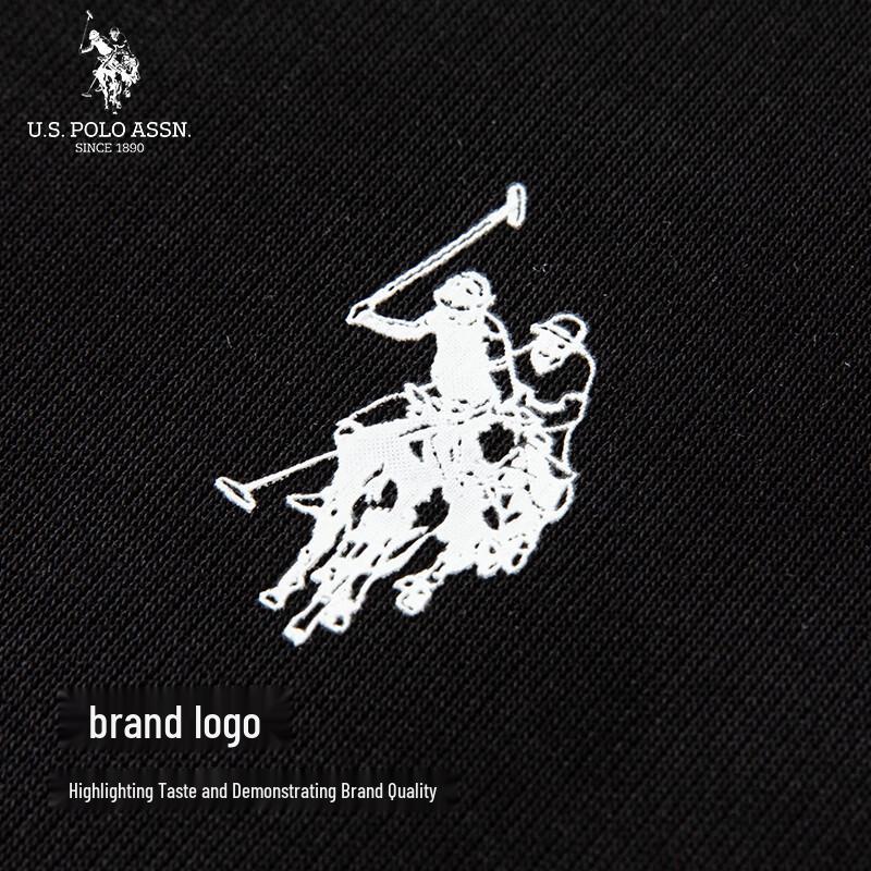 U.S. Polo Assn. Мужской свитшот на молнии до половины