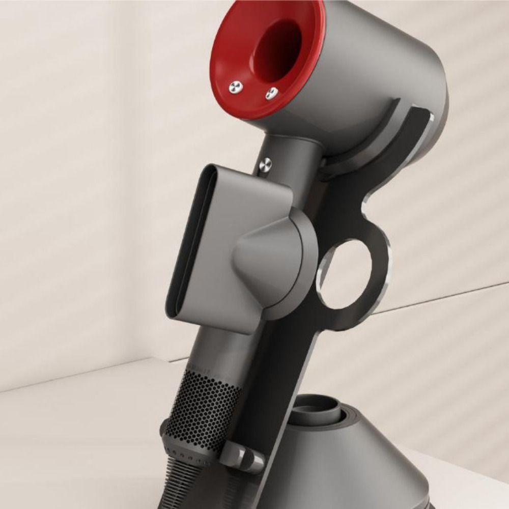Punch Free Hair Dryer Storage Rack 3-In-1 Desktop Magnetic Holder Hair Dryer Holder for Home