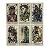 Tattoo Tarot Cards A 78 Deck Oracle English Visions Divination Edition Borad Playing Games