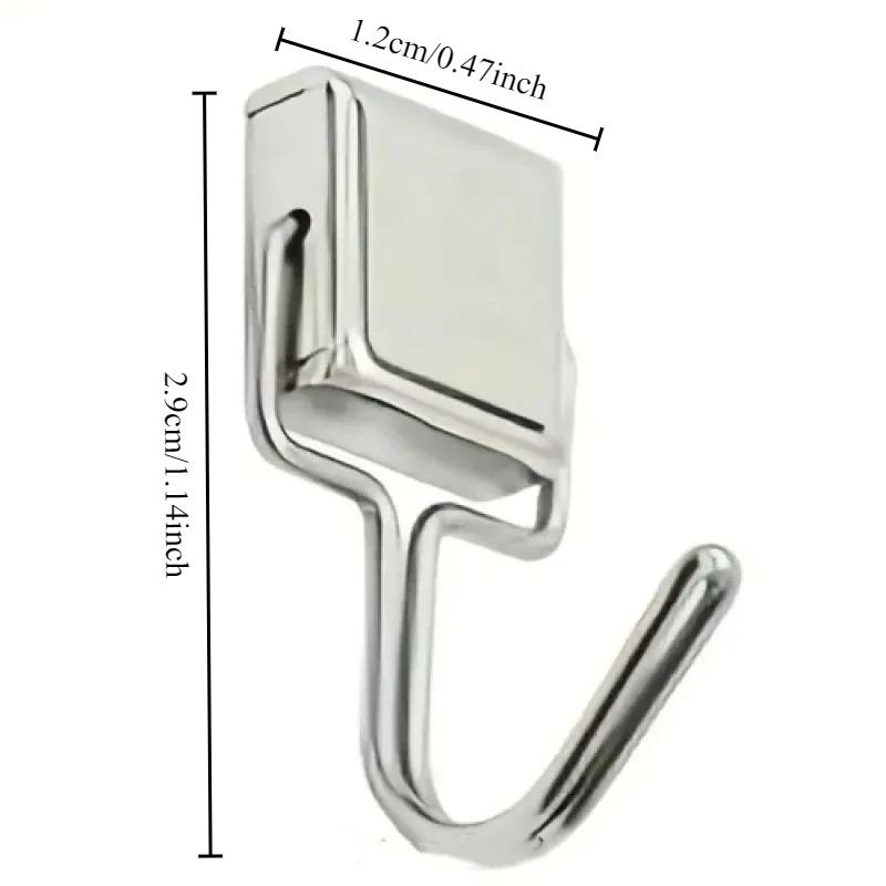 Мощный Магнитный Крючок Многофункциональный Крючок для Хранения Бытовой Кухонный Бар Стеллаж для Хранения Мелочей Организация Дома Магнитный Крючок