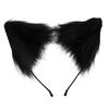 Лолита Косплей Ободок на голову в форме кошачьих ушек Костюм Наряжаться Волк Ободок для волос Каваи Аксессуары для укладки Хэллоуин Головной убор
