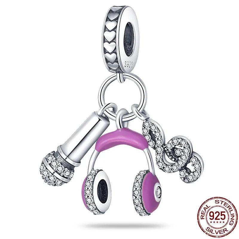 Медный геймпад контроллер играть игры консоль шармы подходят оригинальные бусины браслет для женщин ювелирные изделия подарок для изготовления