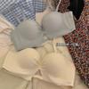 Peach cup small breast underwear women's no steel ring anti-sagging big aa cup flat chest special non-slip non-empty cup bra cover