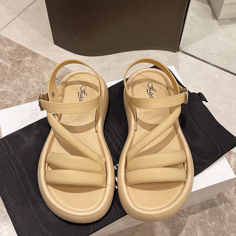 Женские летние сандалии на платформе в сказочном стиле для пляжа