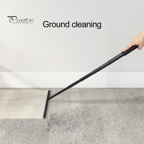 Скребок для окон, выдвижной, с противоскользящей ручкой, длинной ручкой, несверлящий силиконовый скребок для душа в ванной комнате