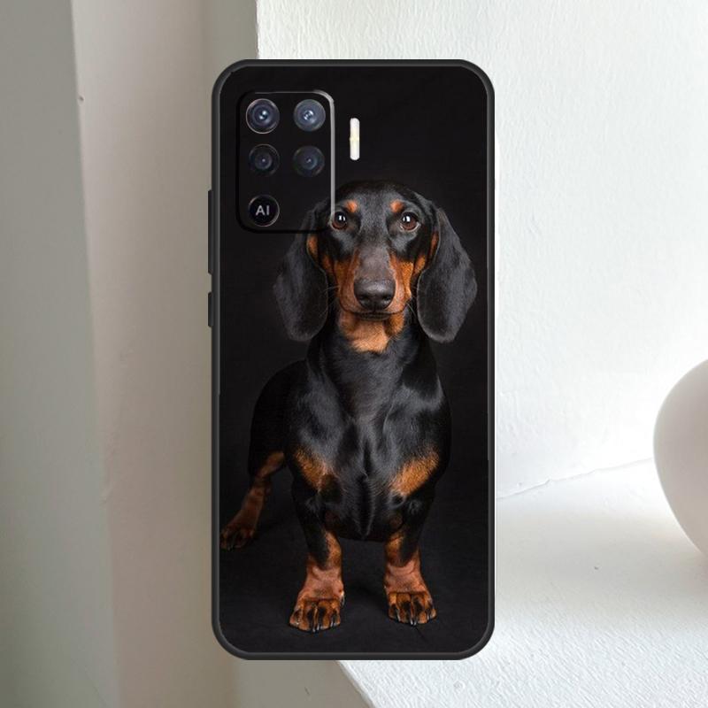 Dachshund Dog For OPPO A80 A60 A40 A5 A6 Pro A15 A17 A57 A16 A76 A96 A18 A38 A58 A78 A98 A54 A74 A94 Case