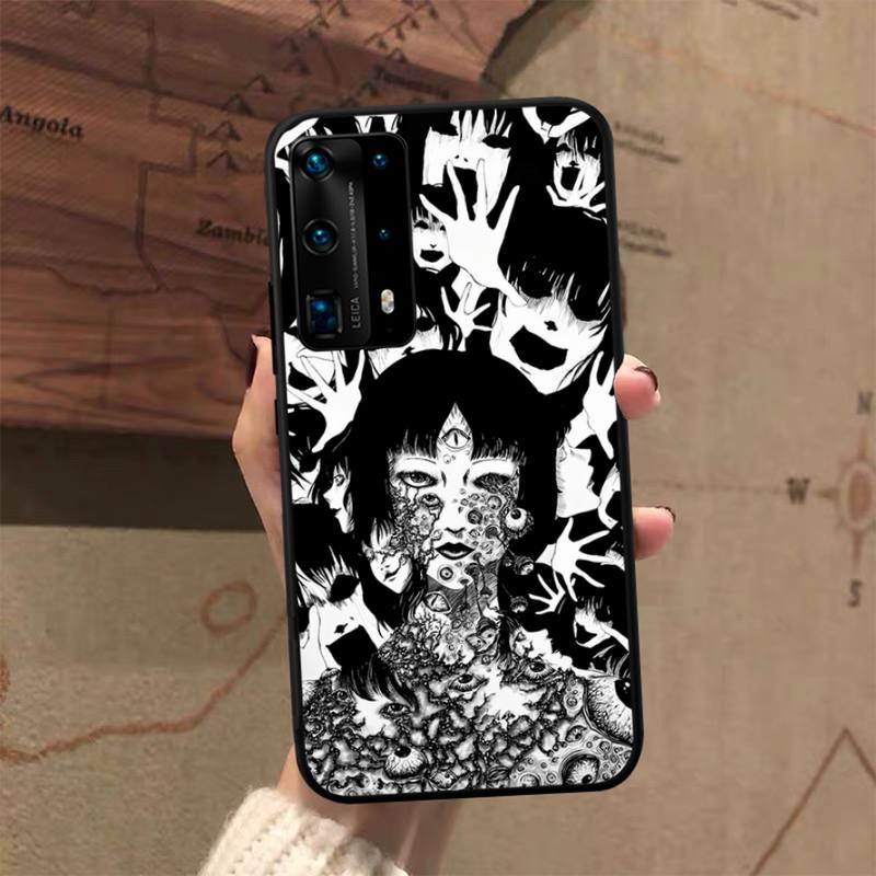 Чехол для телефона Junji Ito Terror Horror Anime для Huawei P50 P40 E P30 P20 Pro P10 Lite P Smart Y6 Nova3E Honor10