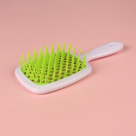 Detangling Hair Brush Hollow Ergonomic Handle Scalp Massage Women Girls Wet Dry Long Curly Fluffy Hair Styling Comb Hairdressing Tool