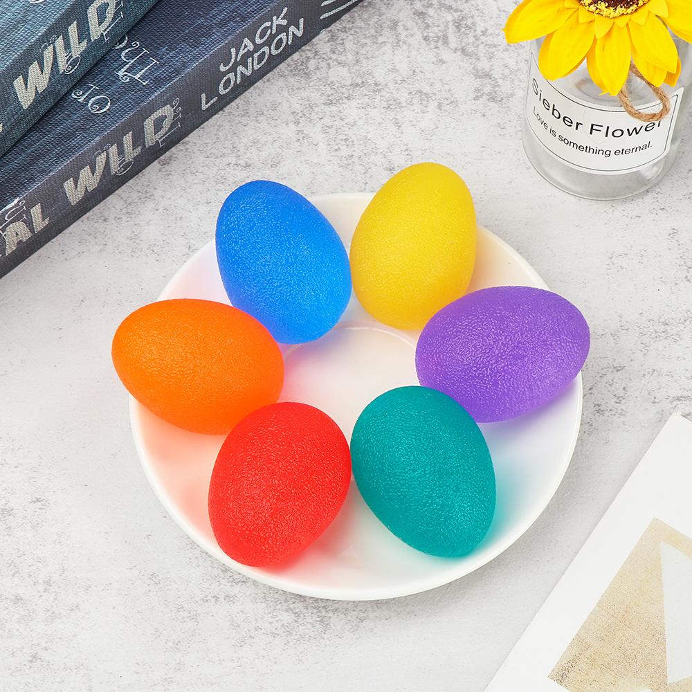 Ball Equipment Ball Finger Resistance Strength Trainer Hand Grip Stress Relief Wrist Rehab Therapy