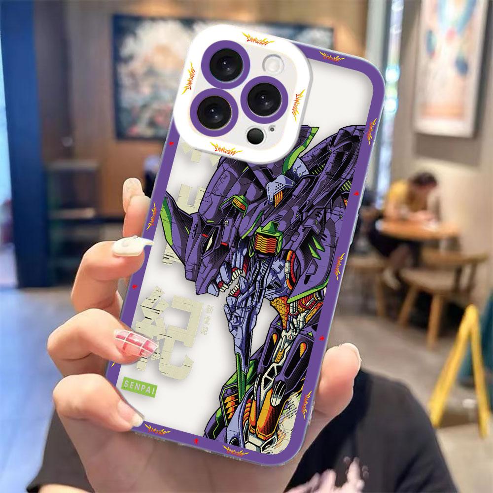 Новый Прозрачный Чехол для Телефона с Мехами E-Evangelion Для Infinix TECNO POVA 2 4 3 5 SMART 6 7 8 NOTE 10 11 12 30 30I 40 50 CAMON 19 20