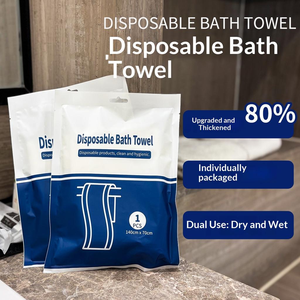 Disposable Thick Large Travel Towels & Hand Towels Portable Single Packed Hotel Motel Towels for Trip Business Use China Origin
