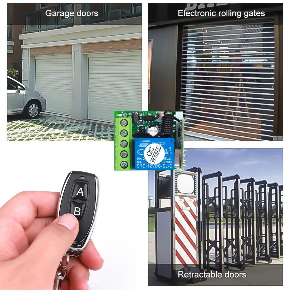 Беспроводной пульт дистанционного управления передатчик переключатель с модулем приемника RF 433 МГц светодиодный пульт дистанционного управления DC 12 В KTY