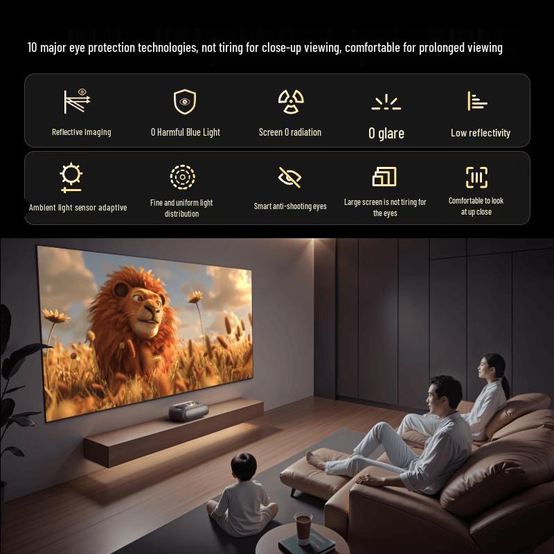 JMGO O3 Pro 4K Ultra Short Throw Pure Tri-Color Laser Projector (CN version)