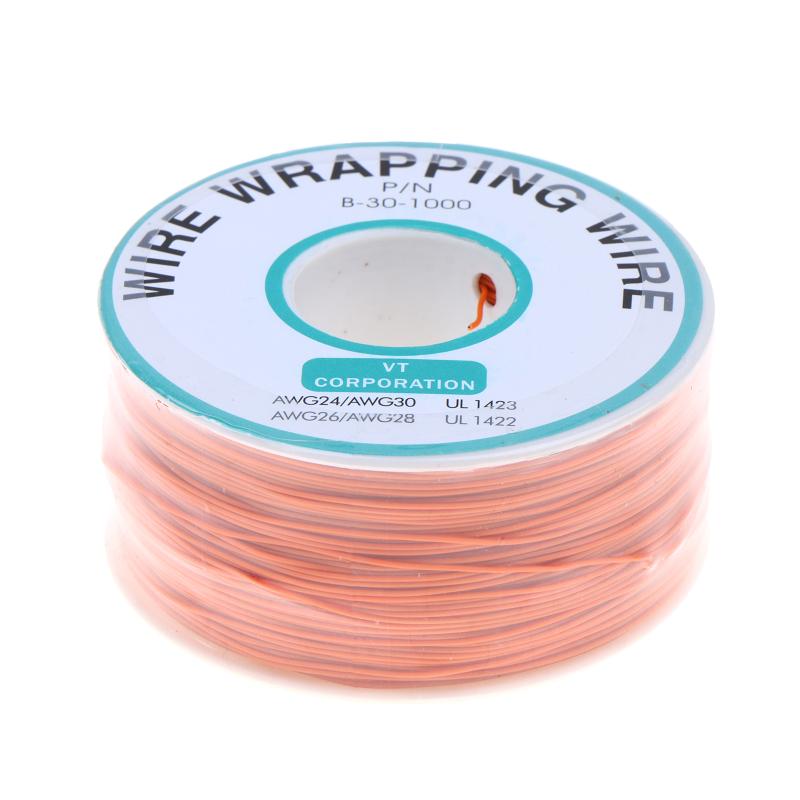 11 Colors 250M 30Awg Wire Wrapping Wire B-30-1000 Ul1423 Tinned Copper Solid Pvc Jumper Insulation Cable Ok Wire